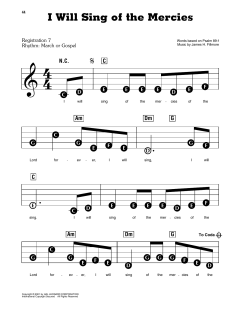 I Will Sing Of The Mercies von James H. Fillmore (Download) 