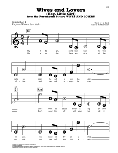 Wives And Lovers (Hey, Little Girl) von Hal David (Download) 