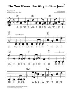 Do You Know The Way To San Jose von Dionne Warwick (Download) 