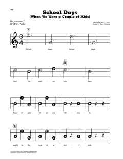 School Days (When We Were A Couple Of Kids) von Gus Edwards (Download) 