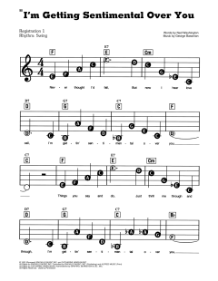 I'm Getting Sentimental Over You von George Bassman (Download) 