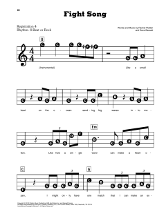 Fight Song von Rachel Platten (Download) 