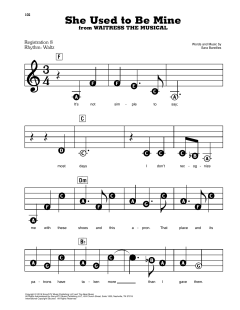 She Used To Be Mine von Sara Bareilles (Download) 