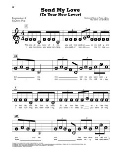 Send My Love (To Your New Lover) von Adele (Download) 