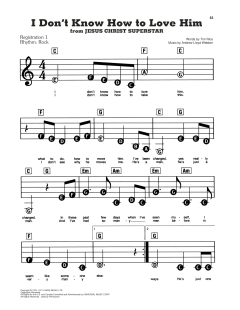 I Don't Know How To Love Him von Tim Rice (Download) 