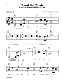 Feed The Birds (Tuppence A Bag) von Robert B. Sherman (Download) 