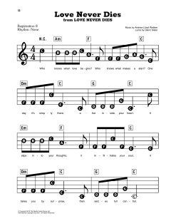 Love Never Dies von Glenn Slater (Download) 