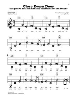 Close Every Door von Tim Rice (Download) 