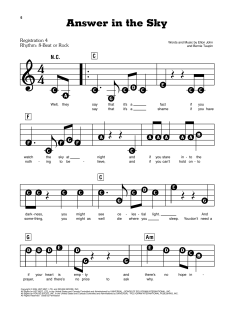 Answer In The Sky von Elton John (Download) 