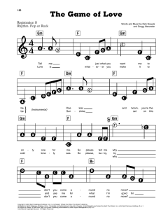 The Game Of Love von Rick Nowels (Download) 