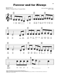 Forever And For Always von Shania Twain (Download) 