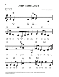 Part-Time Love von Elton John (Download) 