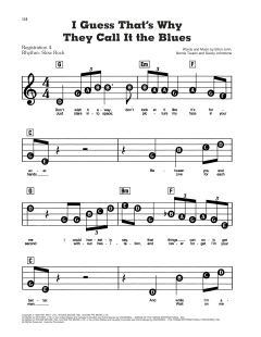 I Guess That's Why They Call It The Blues von Elton John (Download) 