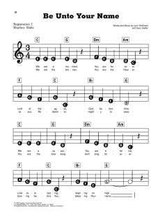 Be Unto Your Name von Lynn DeShazo (Download) 