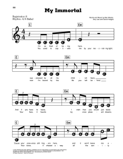 My Immortal von Evanescence (Download) 