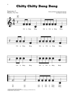 Chitty Chitty Bang Bang von Sherman Brothers (Download) 