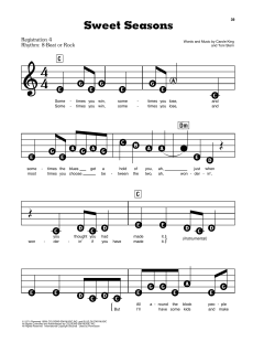 Sweet Seasons von Carole King (Download) 