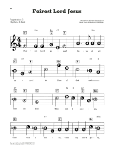 Fairest Lord Jesus von Munster Gesangbuch (Download) 