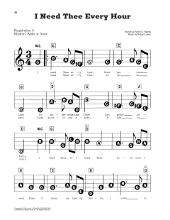 I Need Thee Every Hour von Robert Lowry (Download) 