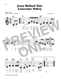 Jesus Walked This Lonesome Valley (Download) 