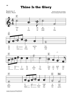 Thine Is The Glory von Edmund Louis Budry (Download) 