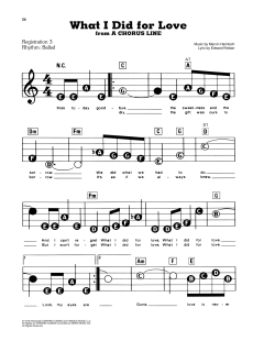 What I Did For Love von Edward Kleban (Download) 