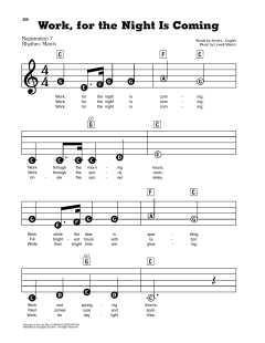 Work, For The Night Is Coming von Lowell Mason (Download) 