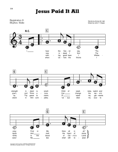 Jesus Paid It All von John T. Grape (Download) 