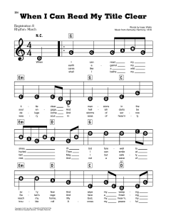 When I Can Read My Title Clear von Isaac Watts (Download) 