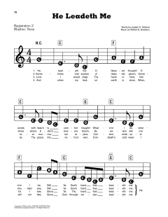 He Leadeth Me von William B. Bradbury (Download) 