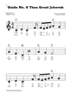 Guide Me, O Thou Great Jehovah von John Hughes (Download) 