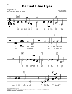 Behind Blue Eyes von The Who (Download) 