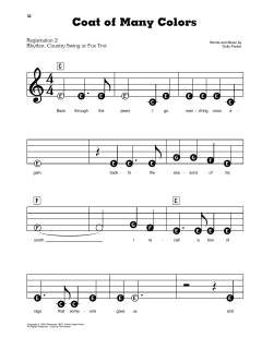 Coat Of Many Colors von Dolly Parton (Download) 