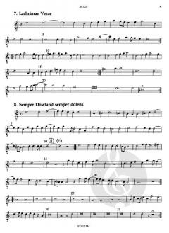 Sämtliche Musik für Instrumentalensemble von John Dowland im Alle Noten Shop kaufen (Einzelstimme Altus (Violinschlüssel))