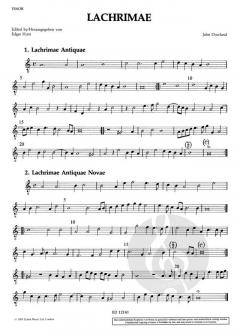 Sämtliche Musik für Instrumentalensemble von John Dowland im Alle Noten Shop kaufen (Einzelstimme Tenor (Violinschlüssel oktaviert))