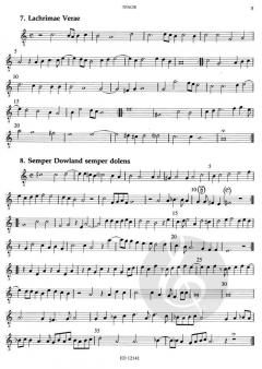 Sämtliche Musik für Instrumentalensemble von John Dowland im Alle Noten Shop kaufen (Einzelstimme Tenor (Violinschlüssel oktaviert))