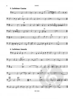 Sämtliche Musik für Instrumentalensemble von John Dowland im Alle Noten Shop kaufen (Einzelstimme Bassus)