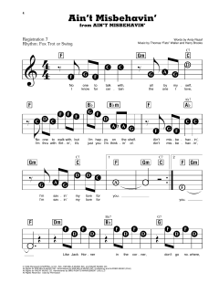 Ain't Misbehavin' von Andy Razaf (Download) 