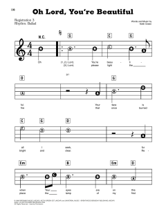 O Lord, You're Beautiful von Keith Green (Download) 