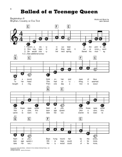 Ballad Of A Teenage Queen von Johnny Cash (Download) 