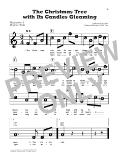 The Christmas Tree With Its Candles Gleaming (Download) 