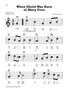 When Christ Was Born Of Mary Free von Arthur H. Brown (Download) 