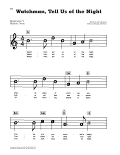 Watchman, Tell Us Of The Night von John Bowring (Download) 