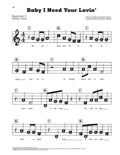 Baby I Need Your Lovin' von Brian Holland (Download) 