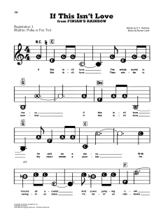 If This Isn't Love von Burton Lane (Download) 