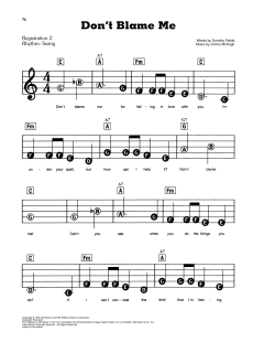 Don't Blame Me von Dorothy Fields (Download) 