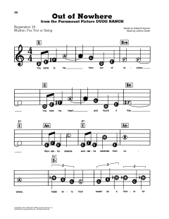 Out Of Nowhere von Johnny Green (Download) 