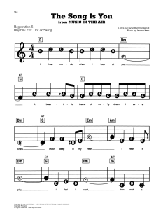 The Song Is You von Jerome Kern (Download) 