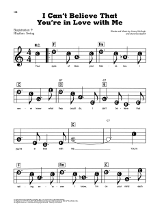 I Can't Believe That You're In Love With Me von Jimmy McHugh (Download) 