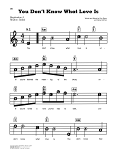 You Don't Know What Love Is von Carol Bruce (Download) 